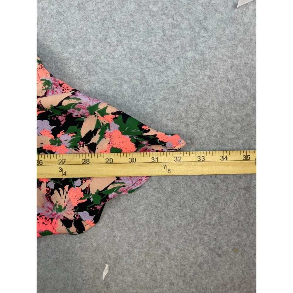 J Crew Mercantile eRuched Waist Dress Women's 00 Floral Print‎ Sleeveless